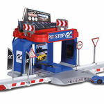 Set Garaj cu masinuta Majorette Vision Gran Turismo Pit Stop, Sport