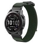 Curea material textil Tech-Protect Scout compatibila cu Garmin Fenix 3/5X/3HR/5X Plus/6X/6X Pro/7X Military Green, TECH-PROTECT