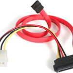 Cablu startech LP4 M,SAS 29pin/SATA, 0.45m (SAS729PW18), StarTech