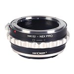K&F M18105 NIK(G)-NEX PRO Inel Adaptor Nikon AI G AF-S la Sony NEX