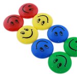 Magneti frigider smiley-face, 8buc, 40mm, multicolor, Pro Cart