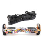 Scooter Electric (Hoverboard) Freewheel Complete Graffiti blue + Geanta 6.5 inch Cadou