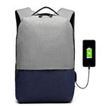 Rucsac barbati Smart laptop Axel, Gri-Bleumarin