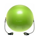 Minge gimnastica cu corzi verde 75cm, DHS