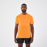 Tricou alergare fără cusături KIPRUN Run 500 Confort Bordo Bărbați, KIPRUN