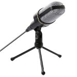 Microfon profesional Andowl QY-920, vlogging si podcast, Negru, Tenq.ro