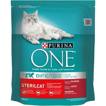 Hrana uscata pentru pisici PURINA ONE Sterilcat, Vita, 800 g