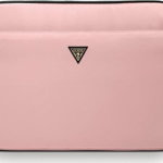 Husa  Premium Originala Guess Sleeve  Laptop / Macbook 13 Inch Roz Triangle Logo - Gucs13ntmllp