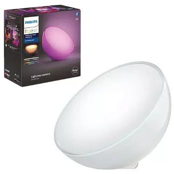 Lampa portabila LED RGBW Philips HUE Go, Bluetooth/Wireless, 6W (43W), 520lm, lumina alba/color, Alb, Philips