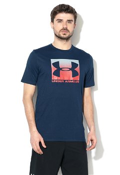 Tricou cu imprimeu logo pentru fitness Boxed, Under Armour