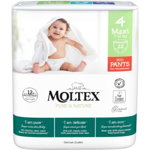 Moltex Pure & Nature Maxi Size 4 scutece de unică folosință tip chiloțel 7-12 kg 22 buc, Moltex