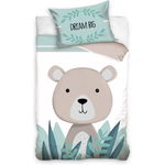 Set lenjerie pat copii 100x135 + 40x60 Bear Dream Big Baby SunCity, SunCity