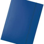 Mapa carton cu elastic albastru inchis economy Esselte ES13434