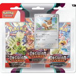 Pokemon Scarlet & Violet Obsidian Flames 3-Pack Blister Eevee, Pokemon