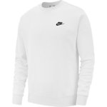 Nike, Bluza sport din amestec de bumbac cu decolteu la baza gatului Sportswear, Alb, XL