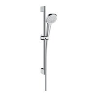 Set de dus Hansgrohe Croma Select E 110 Multi 65 crom - alb