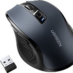 Mouse pentru Laptop 2.4G, 4000DPI Ugreen Ergonomic Wireless (90545) Negru