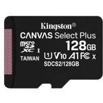 Micro SDXC Canvas Select Plus 100R, 128GB, Clasa 10, UHS-I, Kingston