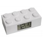 Ceas desteptator LEGO caramida alba (7001026)