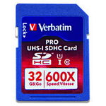 Card memorie Pro SDHC 32GB, clasa 10, Verbatim