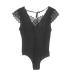 Body negru cu dantela, 0