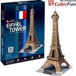 Cubicfun PUZZLE 3D WIEŻA EIFFEL - C044H, Cubicfun