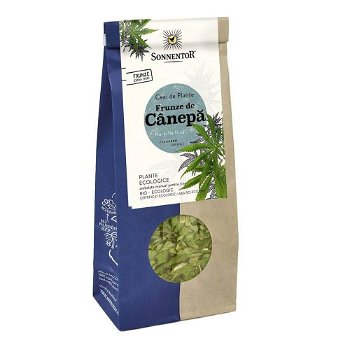 Ceai de frunze de Canepa Sonnentor, bio, 40 g, Sonnentor
