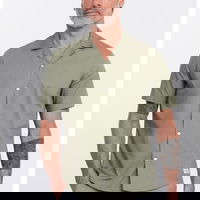 Camasa de bumbac cu maneci scurte, OMBRE