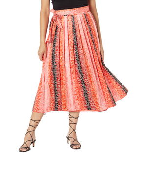 Imbracaminte Femei Little Mistress Madeleine Skirt Red Elephant Print, Little Mistress