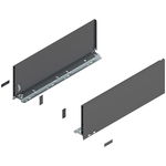 Laterala sertar LEGRABOX C 500 mm, dr+stg, gri orion (C=177mm) 770C5002S Z R+L V1 OG-M