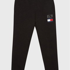 Tommy Hilfiger Pantaloni trening Flag KB0KB07978 D Negru Regular Fit