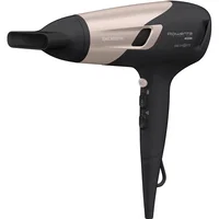 Rowenta Uscator de par ROWENTA Studio Dry Glow CV5831F0, 2300W, 6 trepte de viteza si temperatura, tehnologie Thermo control, difuzor pentru volum, negru-roz, Rowenta