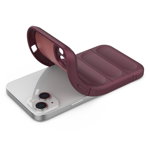 Carcasa Magic Shield compatibila cu iPhone 14 Plus Burgundy, OEM