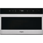 Cuptor cu microunde incorporabil Whirlpool W7 MN840, 6th Sense, 22 l, 750 W, Grill, Display LCD, Negru/Inox