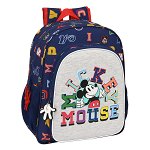 Ghiozdan Mickey Mouse Clubhouse Only one Bleumarin (32 x 38 x 12 cm), Mickey Mouse Clubhouse