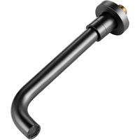 Baterie lavoar incastrata Rea Lungo Long Negru Mat, 