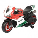 Motocicleta electrica pentru copii Moto Ducati 1299 Panigale R Globo acumulator 12V, Globo