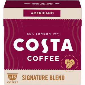 Capsule cafea COSTA COFFEE Signature Blend Americano, compatibile Dolce Gusto, 16 capsule, 146.4g
