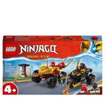 LEGO Ninjago: Infruntarea dintre Kai in masina si Ras 71789, 4 ani+, 103 piese