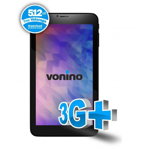Tableta Vonino Orin QS, ecran 7" IPS LCD, procesor Quad-Core A7 1.30GHz, 1GB RAM, 8GB, GPS, Wi-Fi, Bluetooth, Android 4.4 KitKat, Black