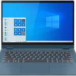 Laptop 2in1 Lenovo IdeaPad Flex 5 14ALC05 (Procesor AMD Ryzen™ 7 5700U (8M Cache, up to 4.3 GHz), 14" FHD Touch, 16GB, 512GB SSD, AMD Radeon Graphics, Win11 Home, Albastru)