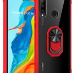 Husa Huawei P30 Lite Lemontti Acrylic Protective Case Red