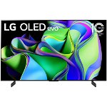 Televizor LG OLED 42C31LA, 105 cm, Smart, 4K Ultra HD, 100 Hz, Clasa G (Model 2023)