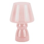 Veioză roz-deschis LED cu abajur din sticlă (înălțime 25,5 cm) Classic – Leitmotiv, Leitmotiv