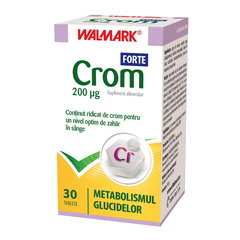 Crom Forte, 30 tablete, Walmark, WALMARK