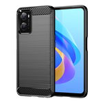 Hurtel Carbon Case elastyczne etui pokrowiec Oppo A76 / Oppo A36 / Realme 9i czarny, Hurtel