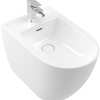 Bideu pe pardoseala Villeroy & Boch Subway 3.0  back-to-wall  White Alpin, Villeroy&Boch