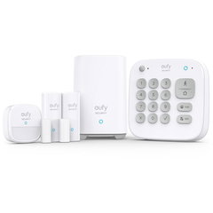 Kit Complet Alarma Smart eufy Security, Senzor miscare, 2x senzori intrare, tastatura, Wireless
