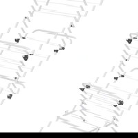 Uscator de rufe 54x62x145cm, alb, Velkea V200