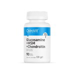 Glucosamine + MSM + Chondroitin 90 Tablete (Glucozamina, Articulatii, incheieturi, ligamente sanatoase), OstroVit